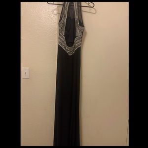 Navy blue prom dress